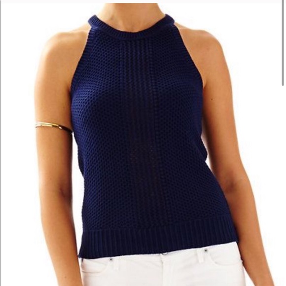 Lilly Pulitzer Tops - Lilly Pulitzer Navy Gemma Sweater